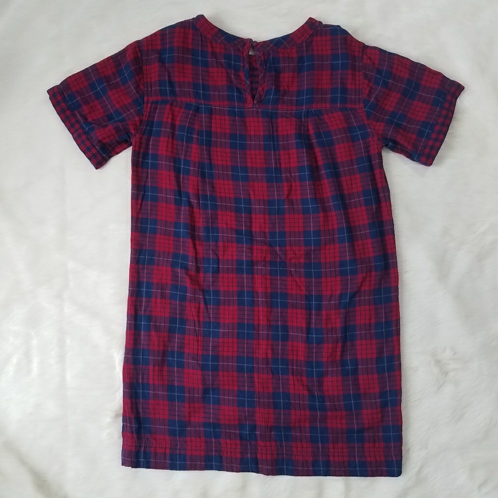 Madewell Short-Sleeve Dress in Edina Plaid - Picture 4 of 4